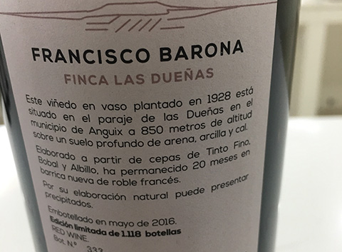 Francisco Barona, the champion of old vines