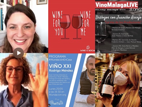 Virtual wine chats and events in May 2020