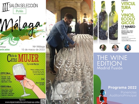 Catas y eventos de vino en marzo de 2022
