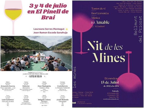 Wine tastings for July 2022