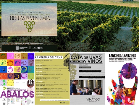 Catas y eventos de vino en septiembre de 2022